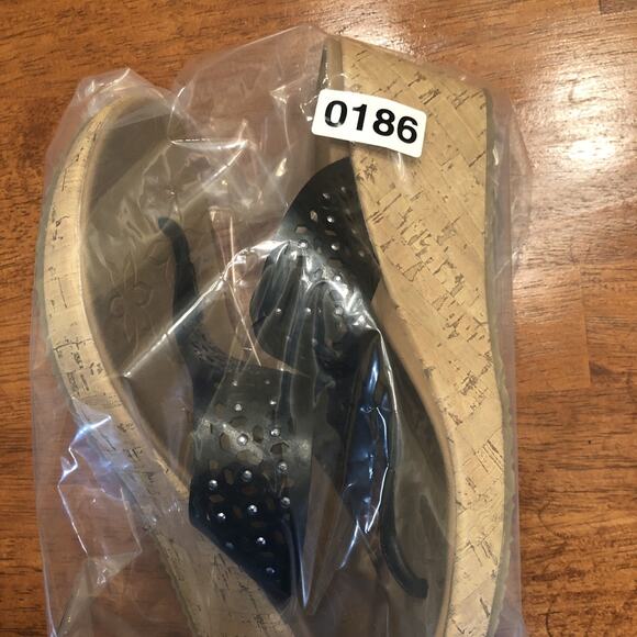 NEW Skechers Cali Beverlee - Pier Stroll Sandals Thongs Flip Flops Black Size 10 - Picture 11 of 11